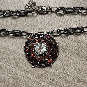 Elegant Multicolor Pendant Necklace